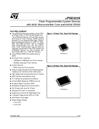 Datasheet UPSD3214A-24T6T manufacturer STMicroelectronics